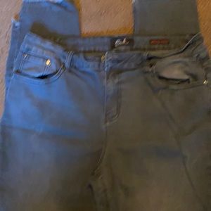 Earl Jeans frayed skinny ankle jeans